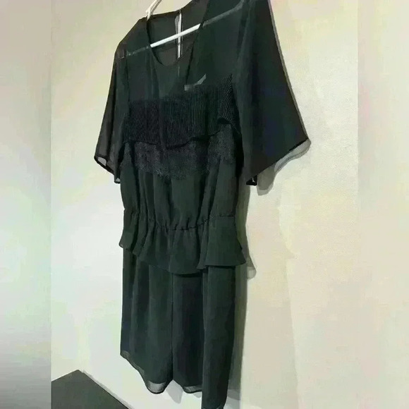 BCBG Lace and Sheer Romper - Picture 6 of 7